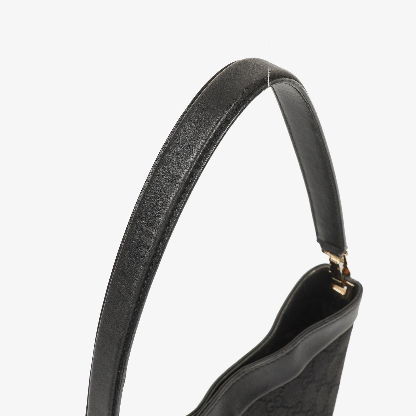 Gucci GG Canvas And Leather Shoulder Hobo Bag