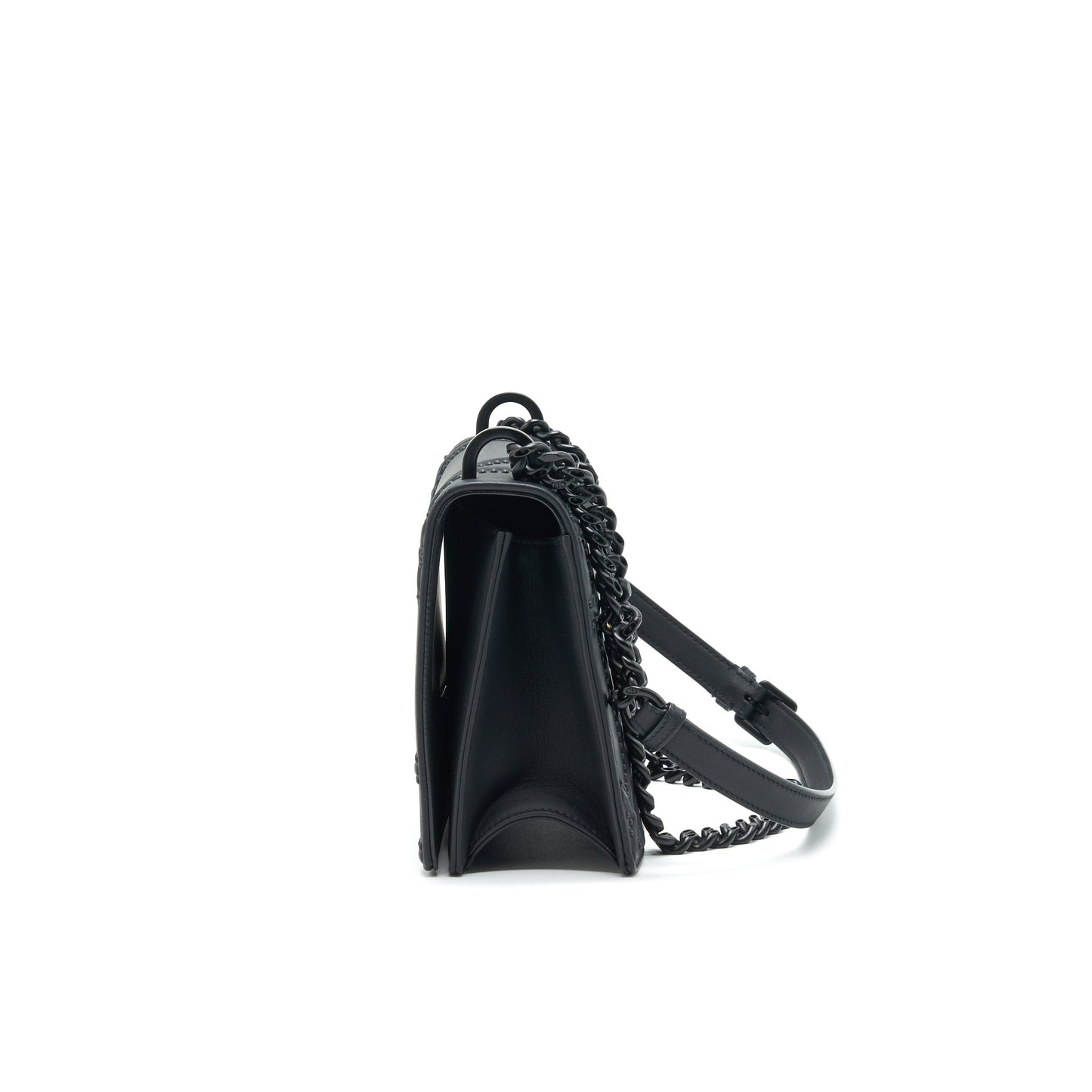 Dior Medium Studded So Black Diorama Purse