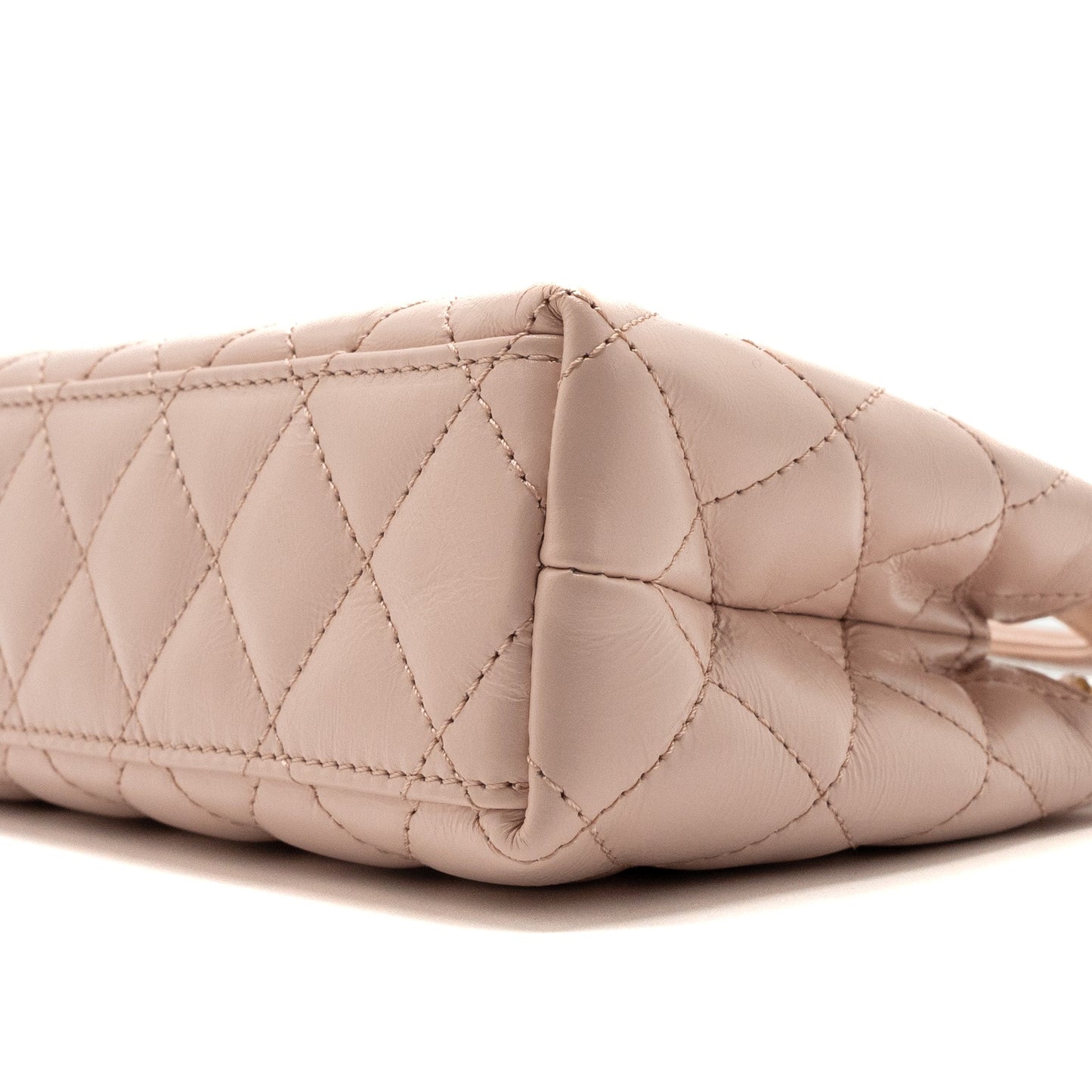 Chanel 23k Mini Shopping Bag Calfskin Light Pink (Microchip)