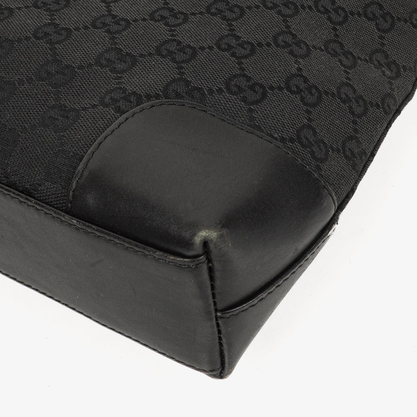 Gucci GG Canvas And Leather Shoulder Hobo Bag