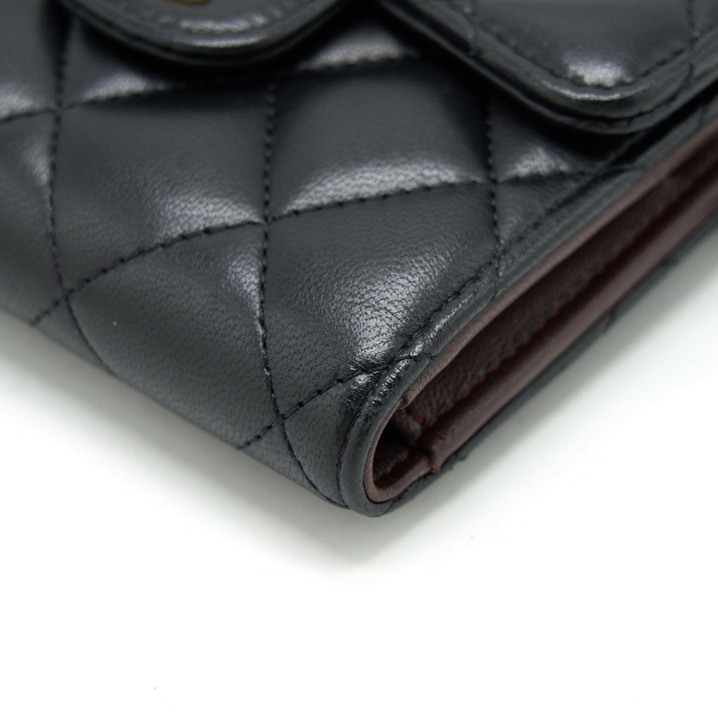 Chanel Classic Flap Wallet Lambskin Black