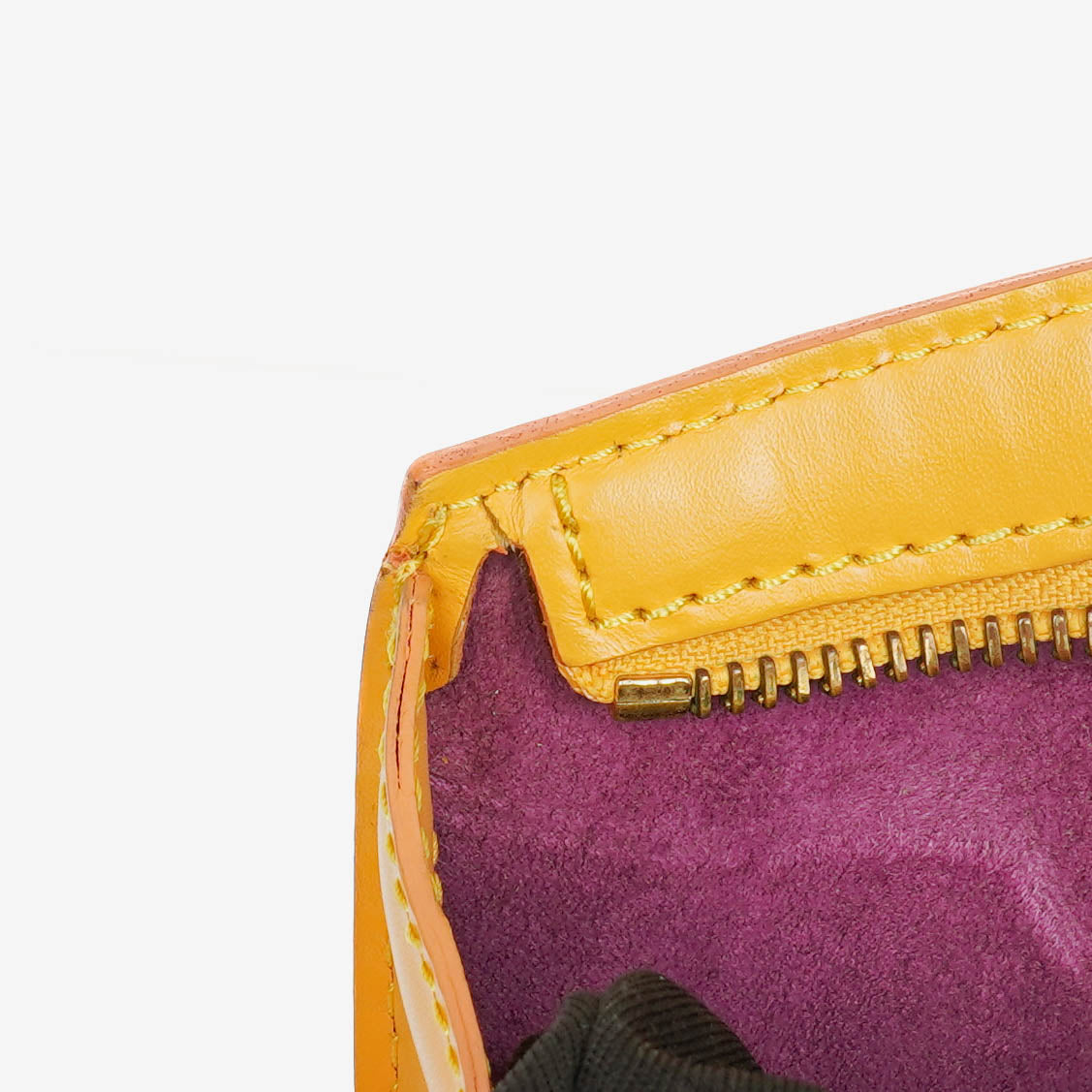 Louis Vuitton Yellow EPI Leather Saint Jacques GM Shoulder Bag