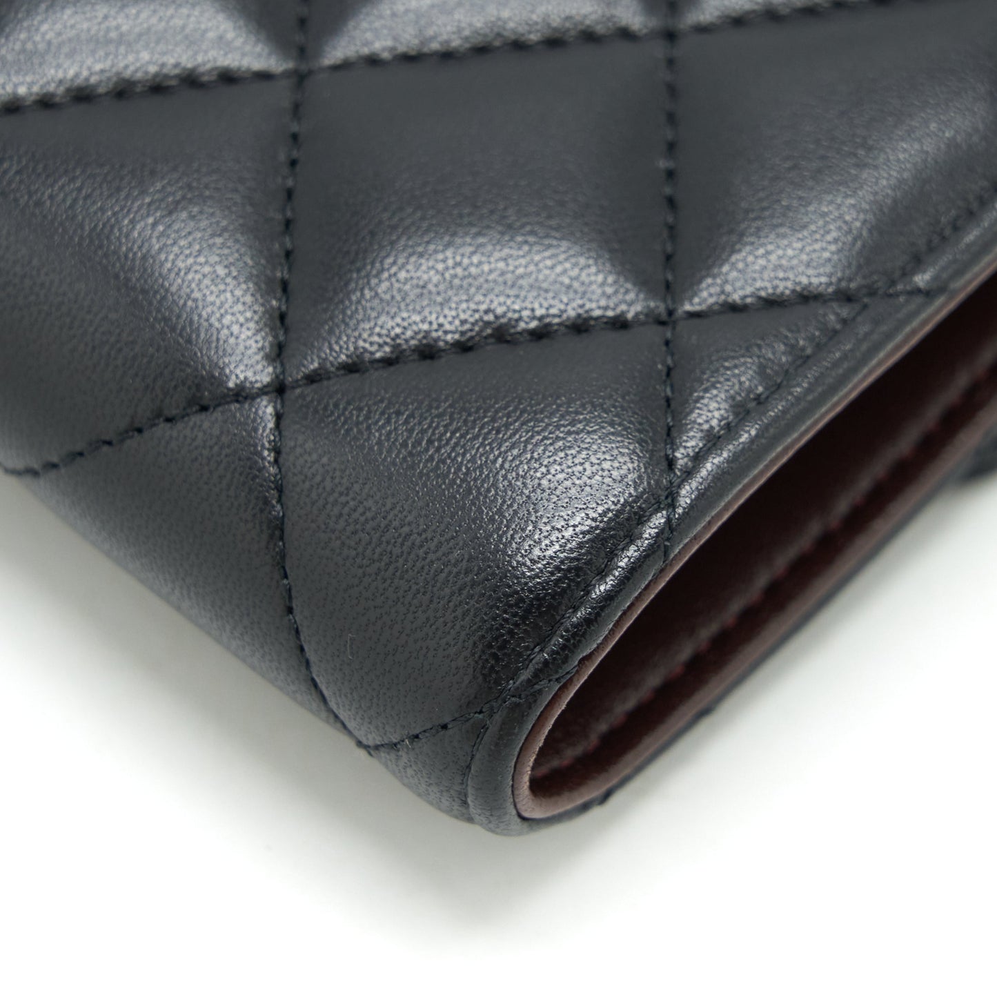 Chanel Classic Flap Wallet Lambskin Black
