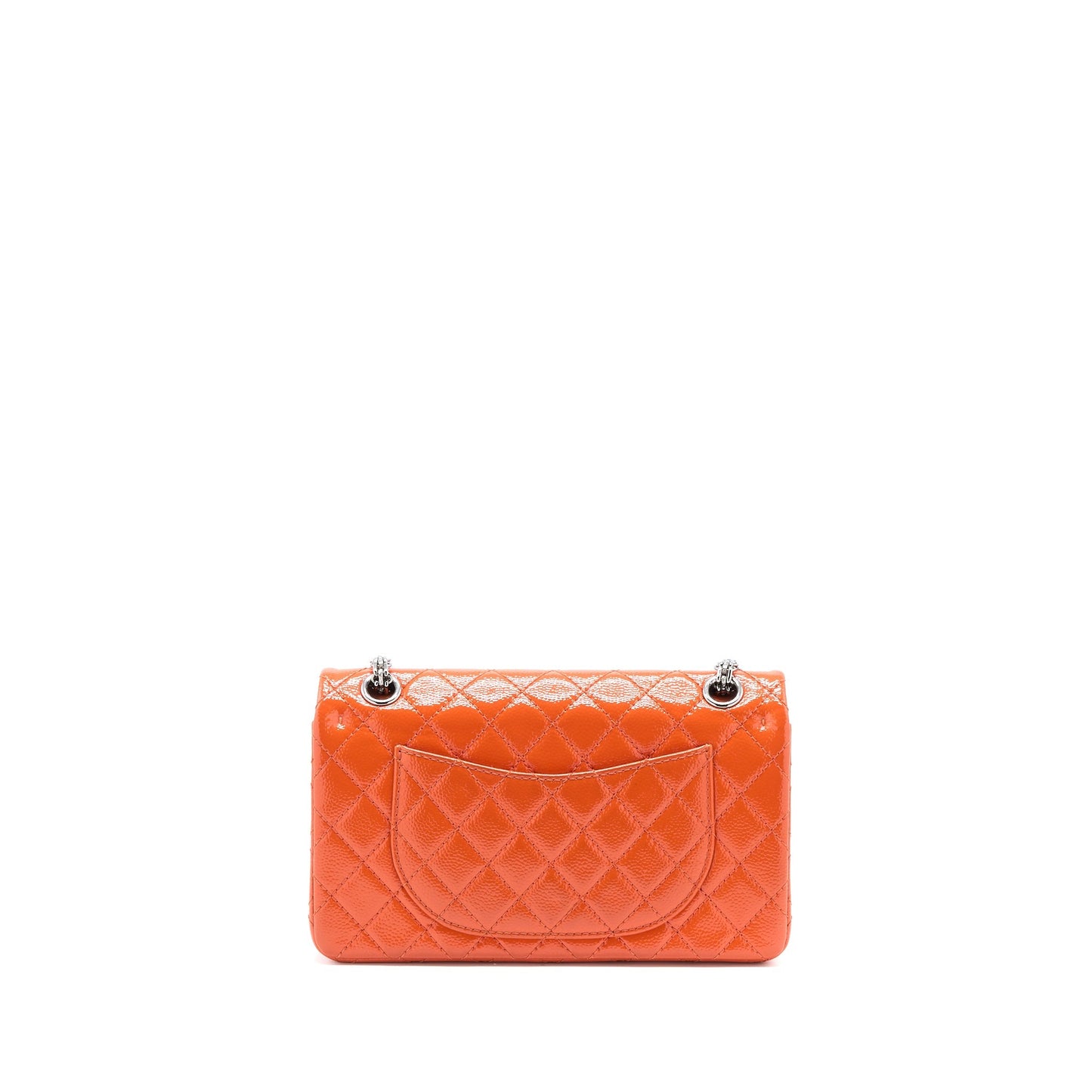 Chanel Small 2.55 Reissue Flap Bag Patent Orange