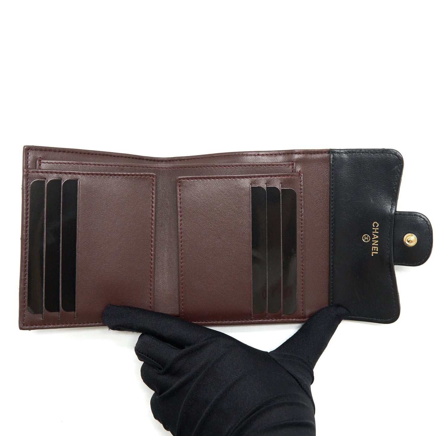 Chanel Classic Flap Wallet Lambskin Black
