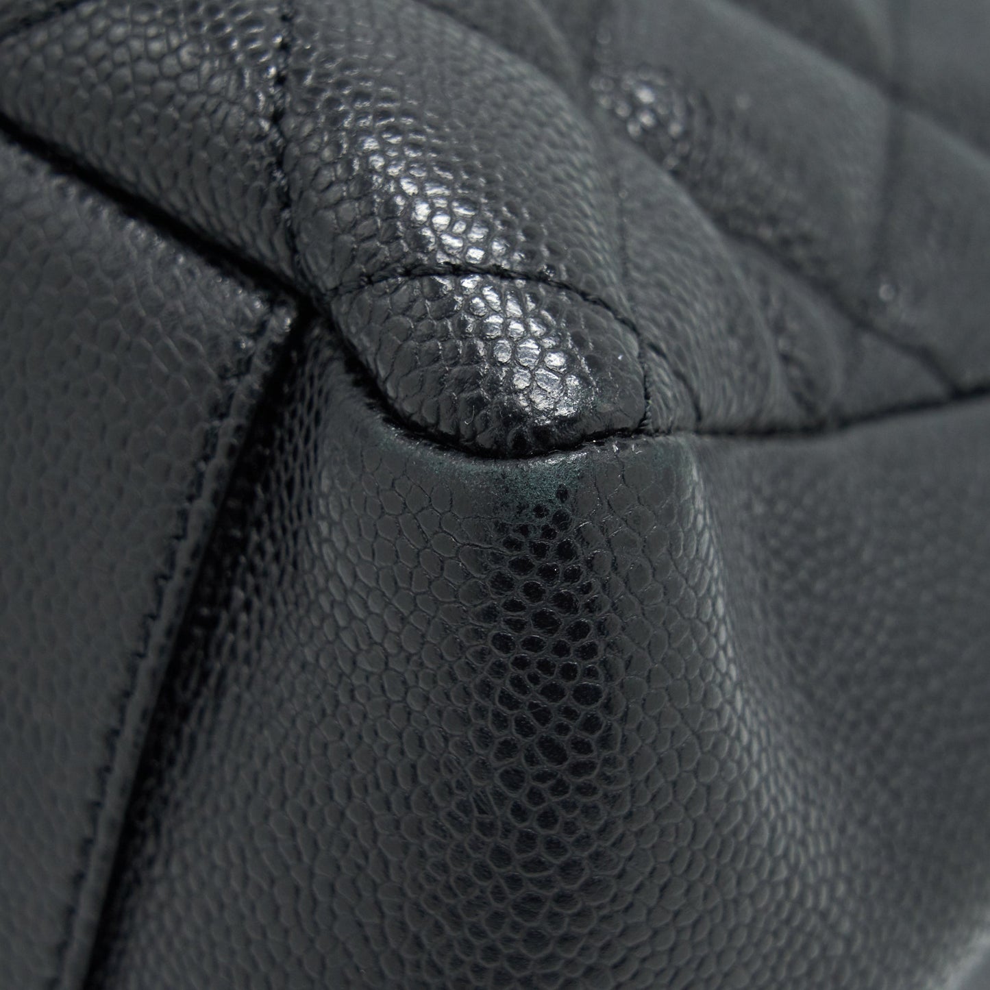 Chanel Grand Shopping Tote Caviar Black  serial 17