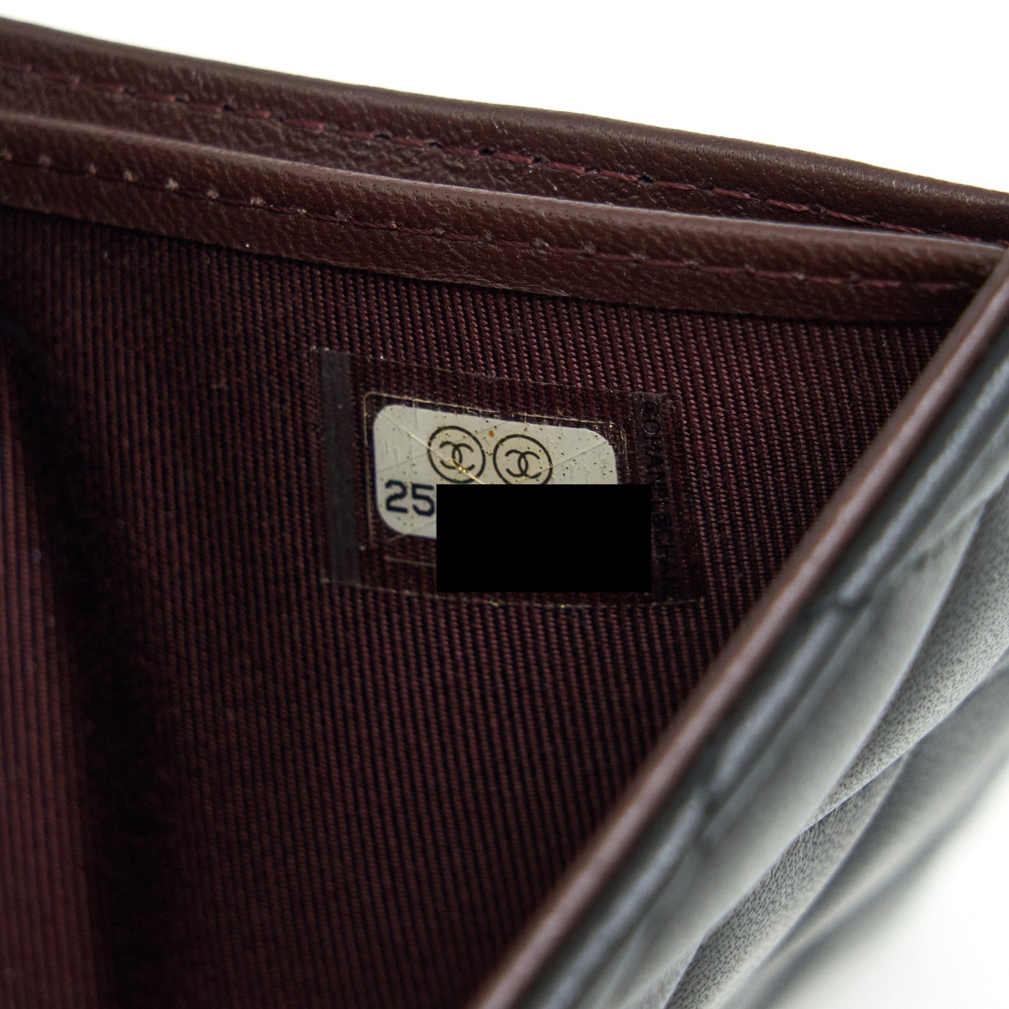 Chanel Classic Flap Wallet Lambskin Black