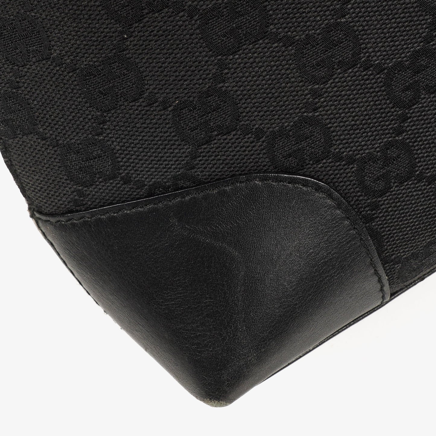 Gucci GG Canvas And Leather Shoulder Hobo Bag