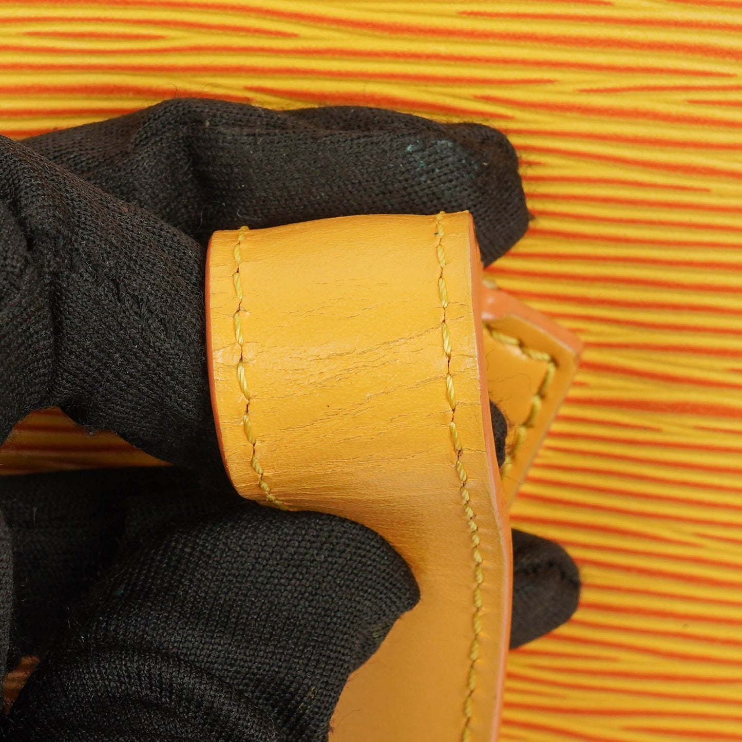 Louis Vuitton Yellow EPI Leather Saint Jacques GM Shoulder Bag