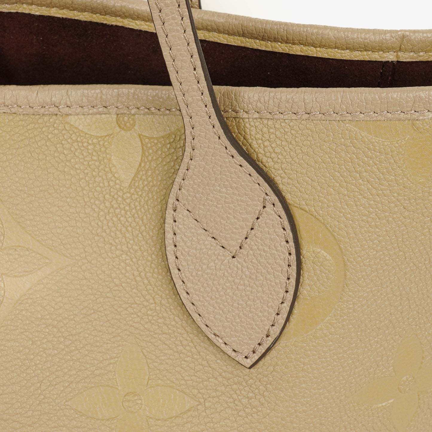 Louis Vuitton Neverfull MM Empreinte Leather Tote Bag