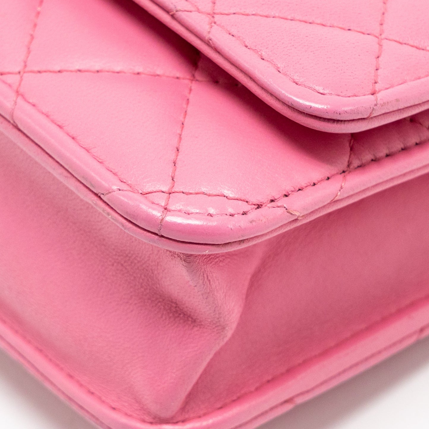 Chanel Classic Wallet on Chain Lambskin Pink