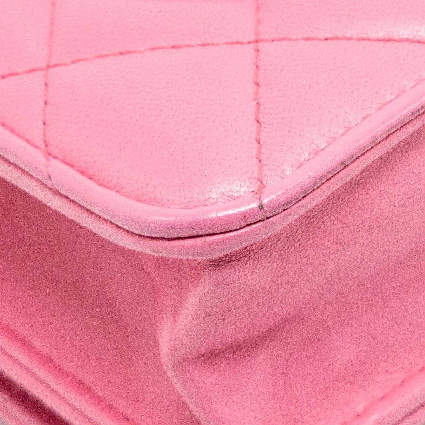 Chanel Classic Wallet on Chain Lambskin Pink