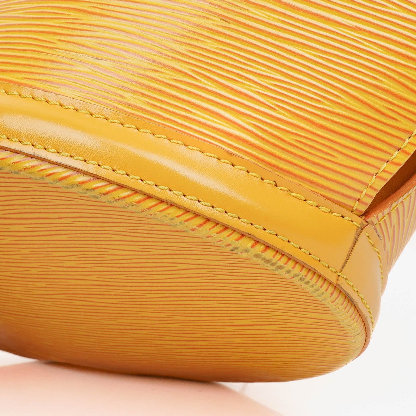 Louis Vuitton Yellow EPI Leather Saint Jacques GM Shoulder Bag