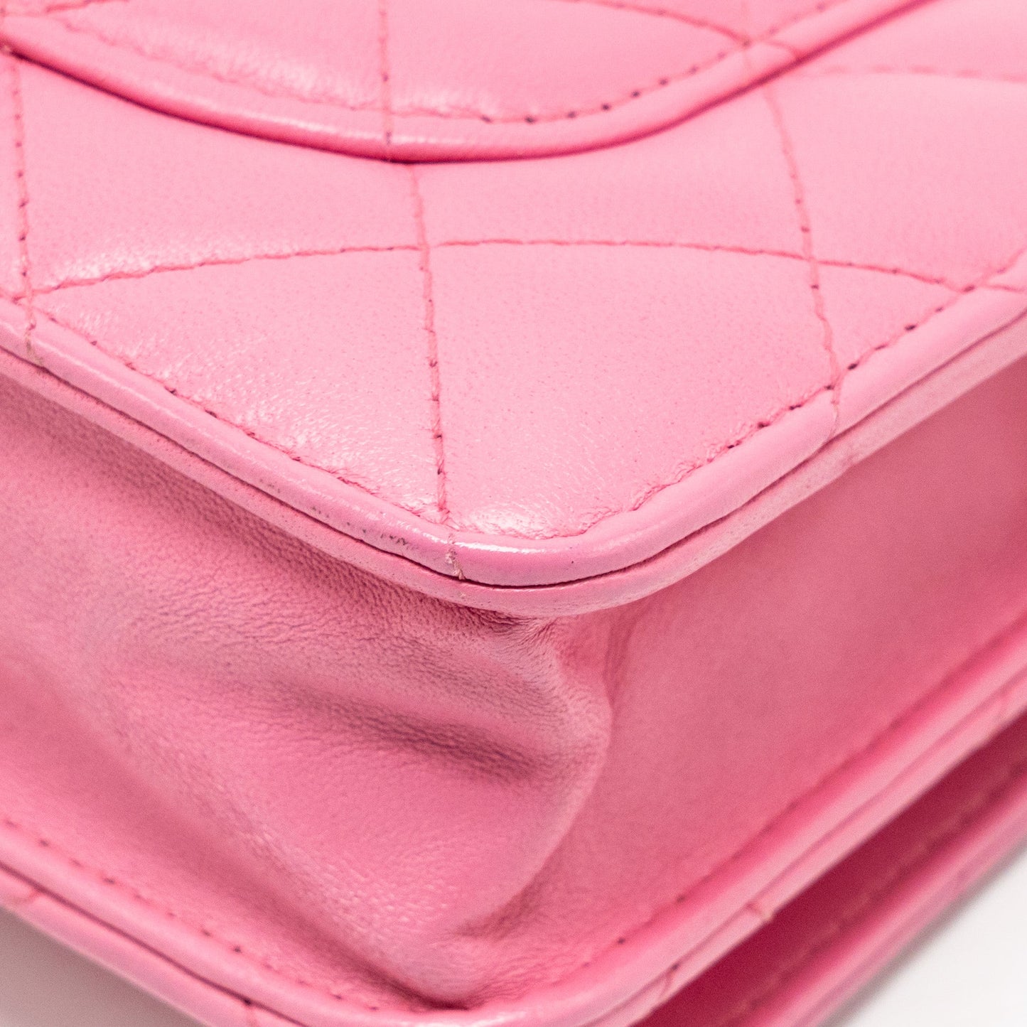 Chanel Classic Wallet on Chain Lambskin Pink