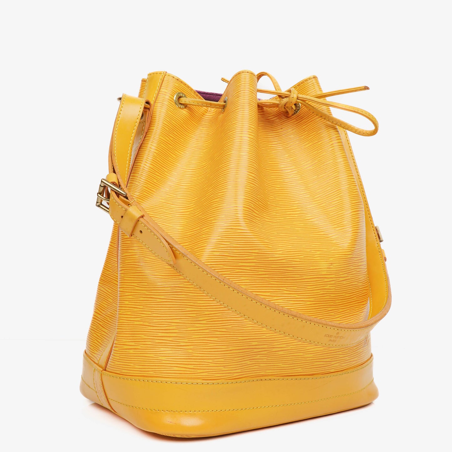 Louis Vuitton Noe Grande GM Yellow Epi Leather Shoulder Bag