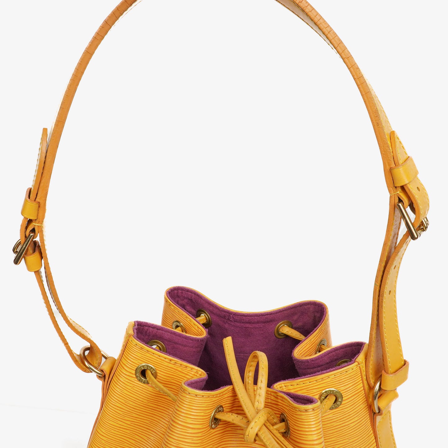 Louis Vuitton Noe Grande GM Yellow Epi Leather Shoulder Bag