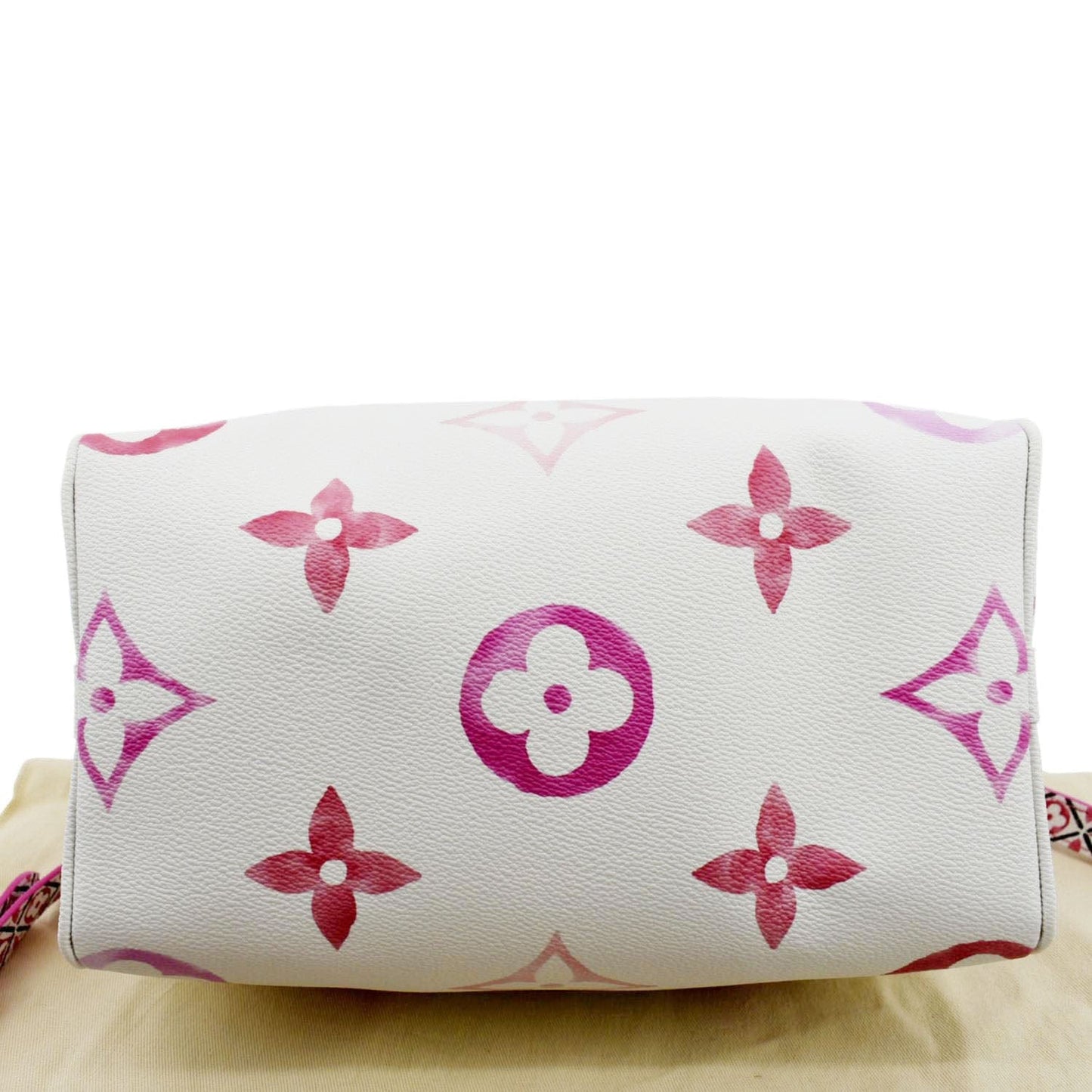 LOUIS VUITTON  25 Bandouliere Giant Monogram Canvas Shoulder Bag Pink