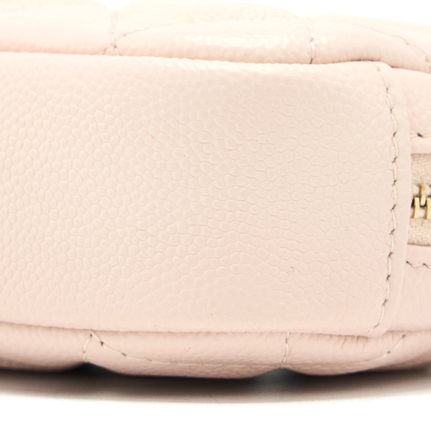 Chanel 21C Small Cosmetic Pouch Caviar Rose Clair L