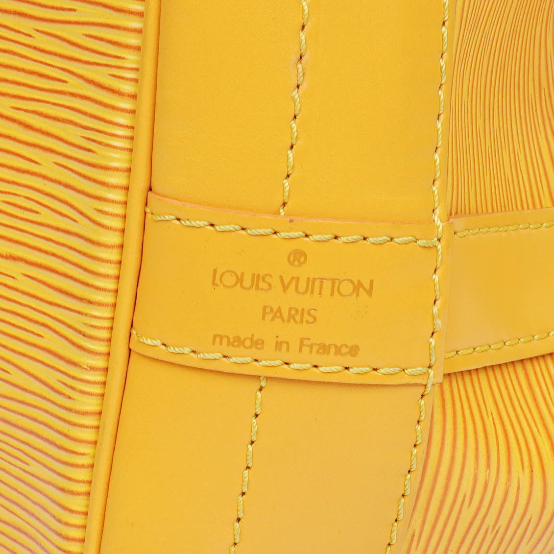 Louis Vuitton Noe Grande GM Yellow Epi Leather Shoulder Bag