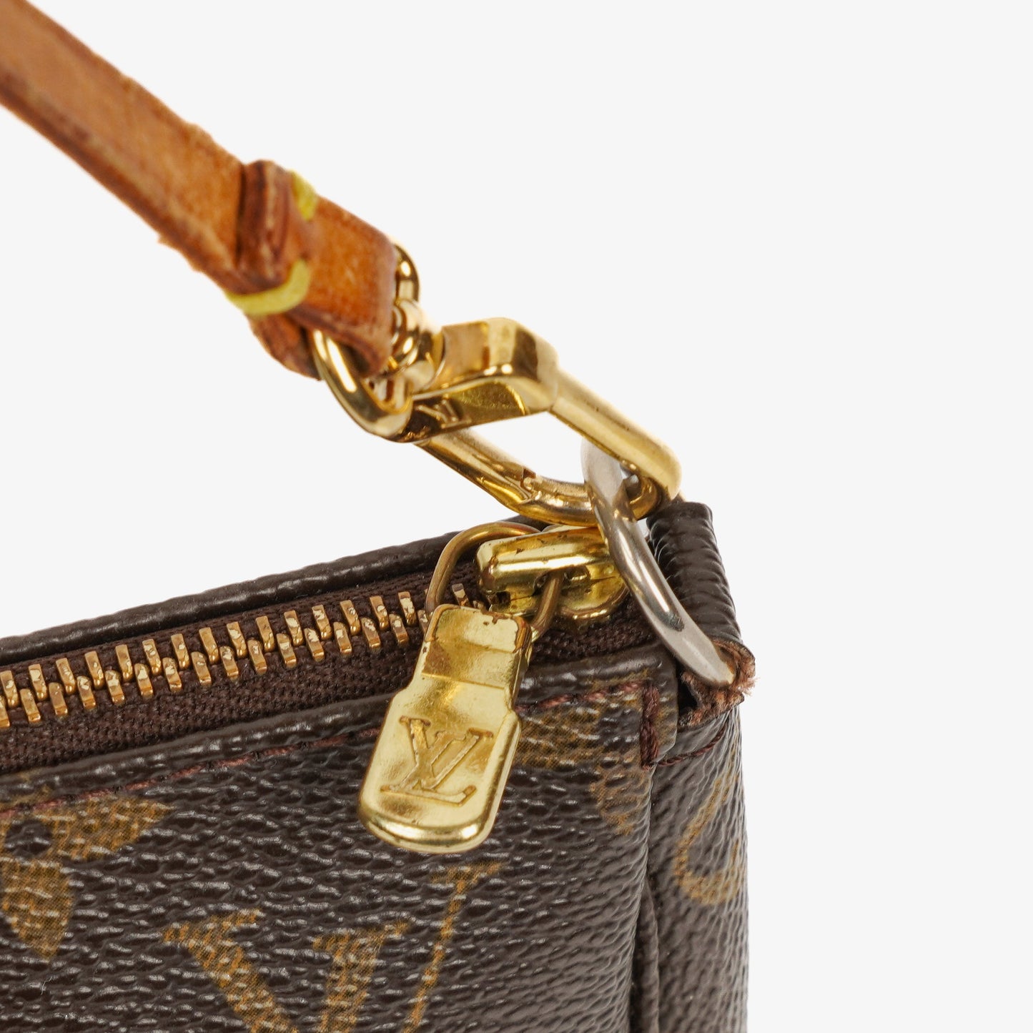 Louis Vuitton Pochette Accessoires Monogram Canvas Clutch Handbag