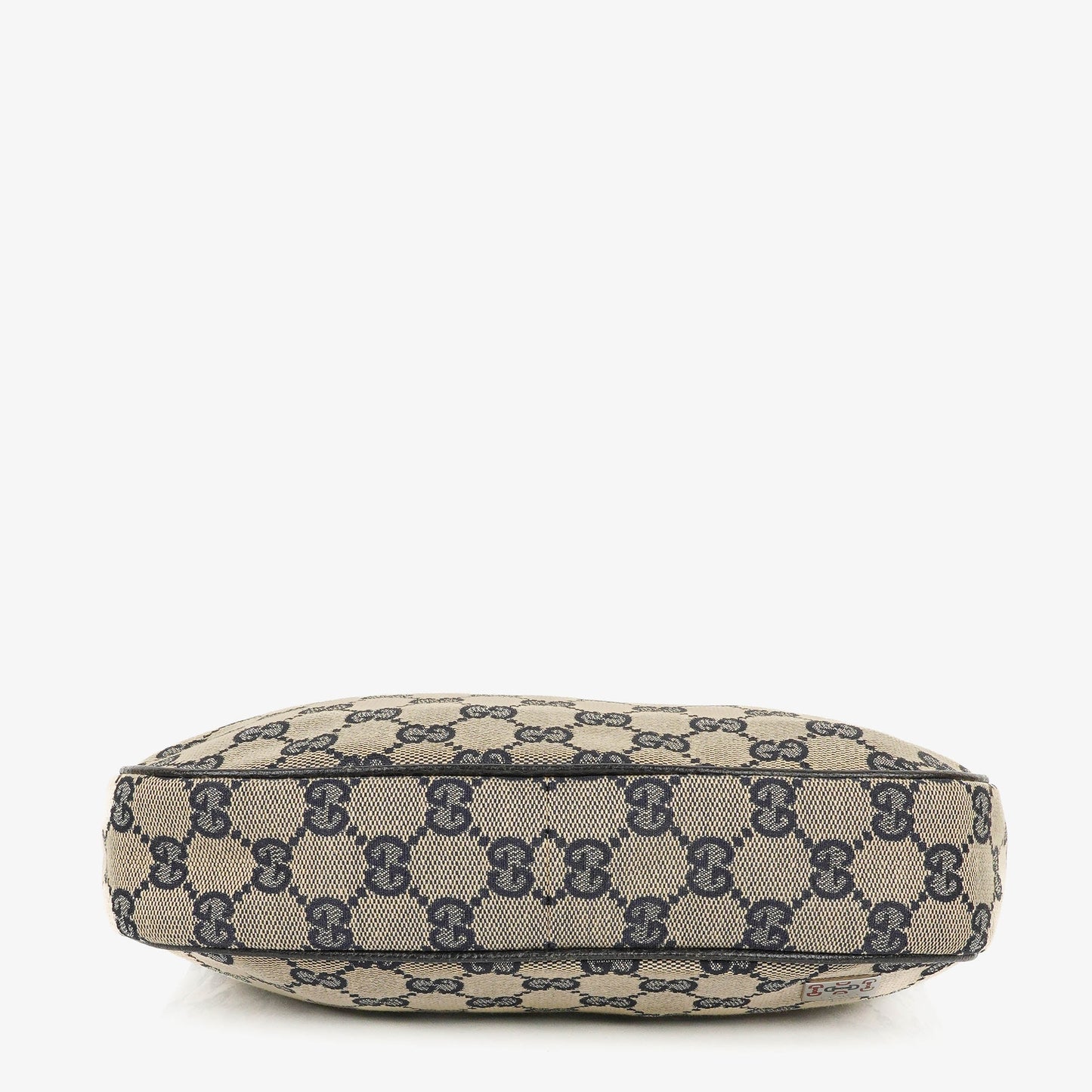 Gucci Charmy Navy GG Canvas Hobo Bag