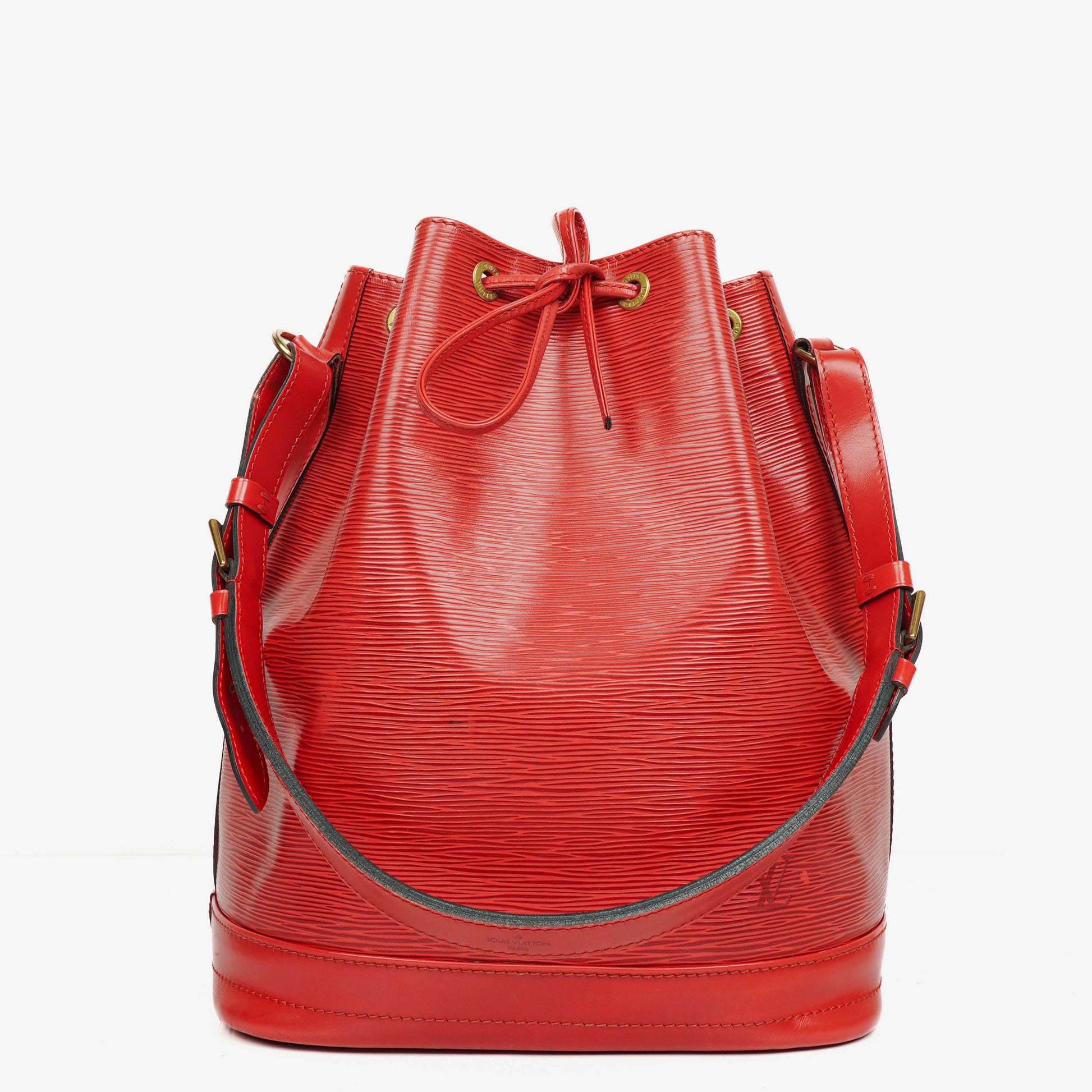 Louis Vuitton Noe Grande GM Red Epi Leather Shoulder Bag