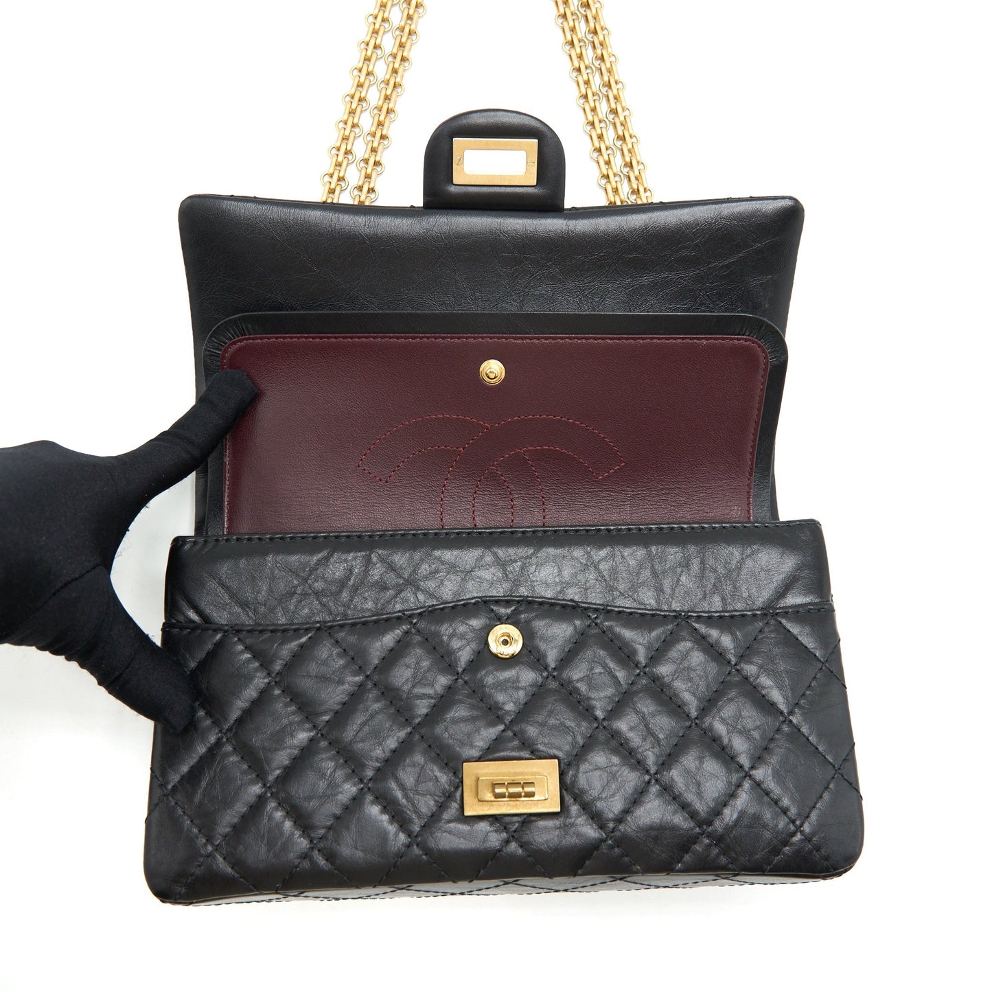 Chanel Reissue 2.55 225 Calfskin Black