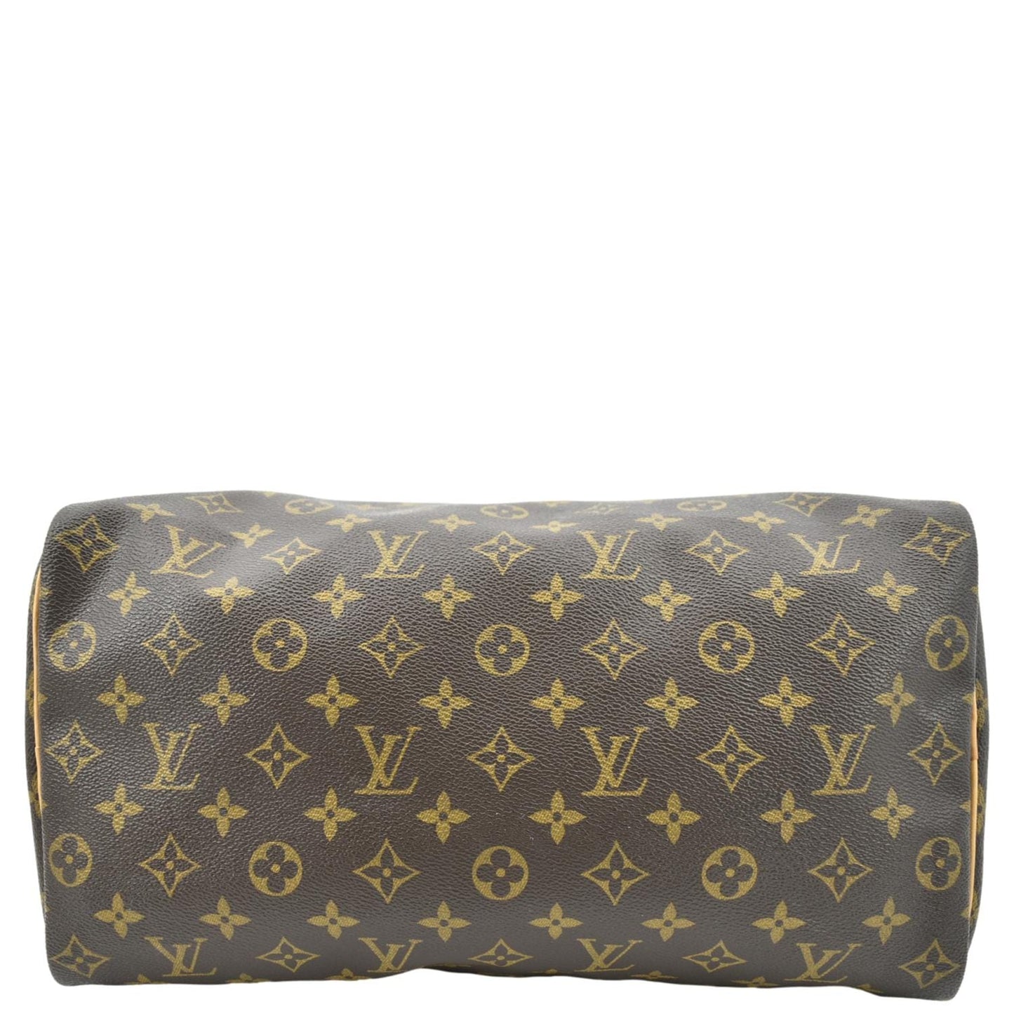 LOUIS VUITTON  35 Monogram Canvas Satchel Bag Brown