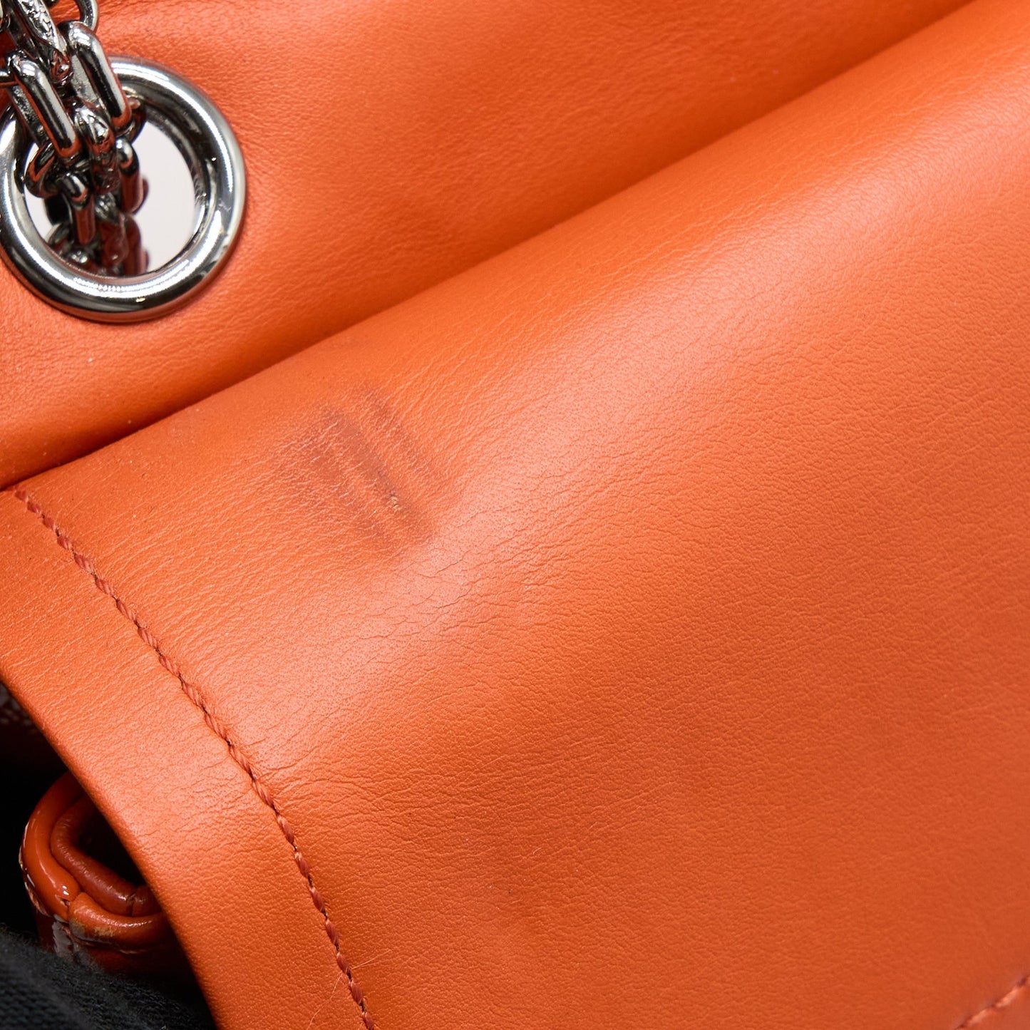 Chanel Small 2.55 Reissue Flap Bag Patent Orange