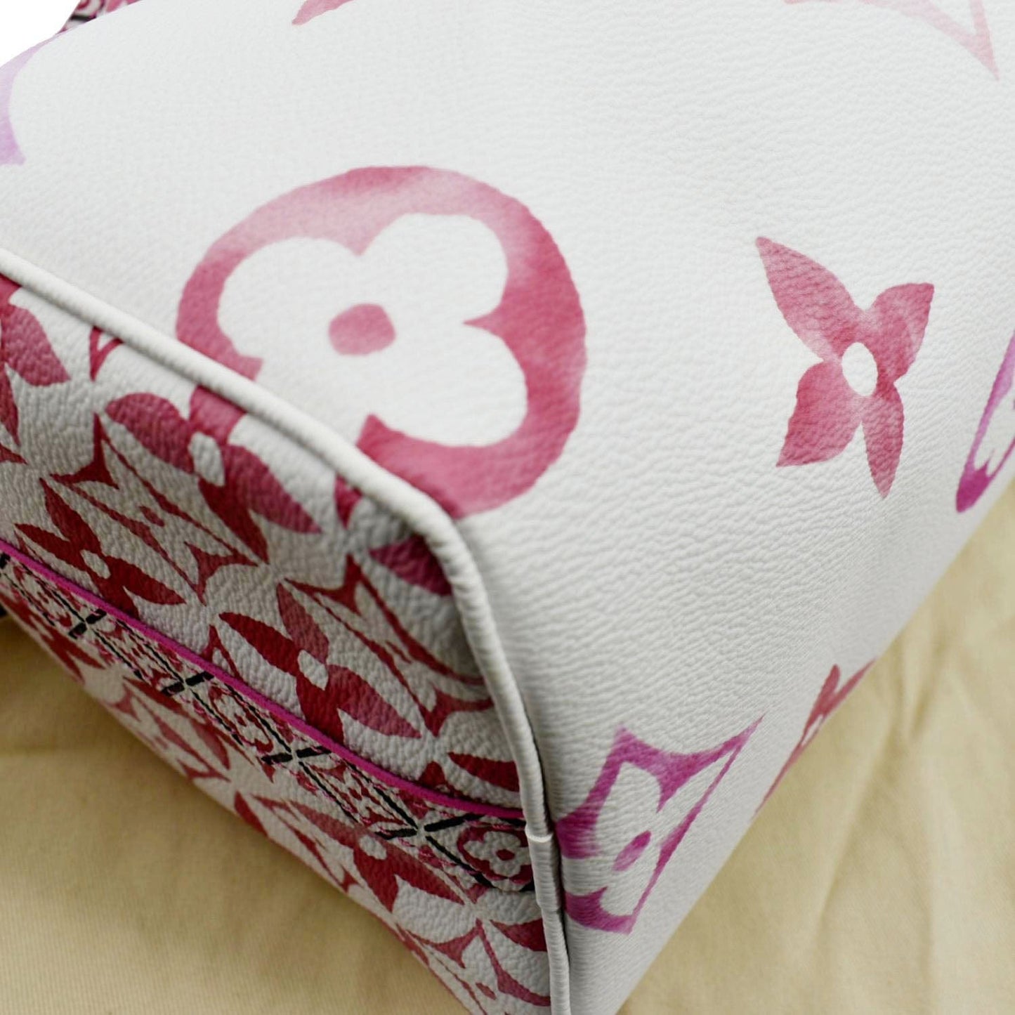 LOUIS VUITTON  25 Bandouliere Giant Monogram Canvas Shoulder Bag Pink