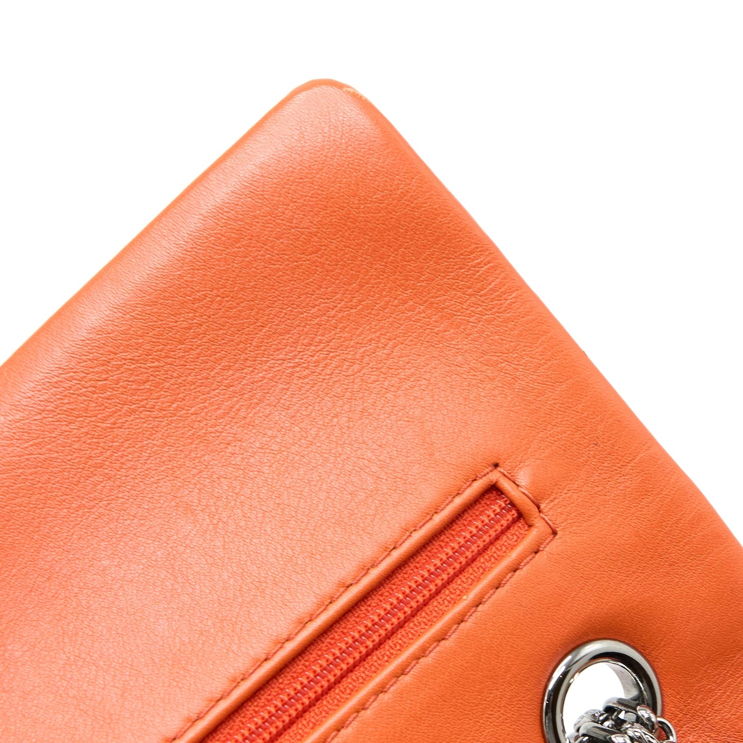 Chanel Small 2.55 Reissue Flap Bag Patent Orange