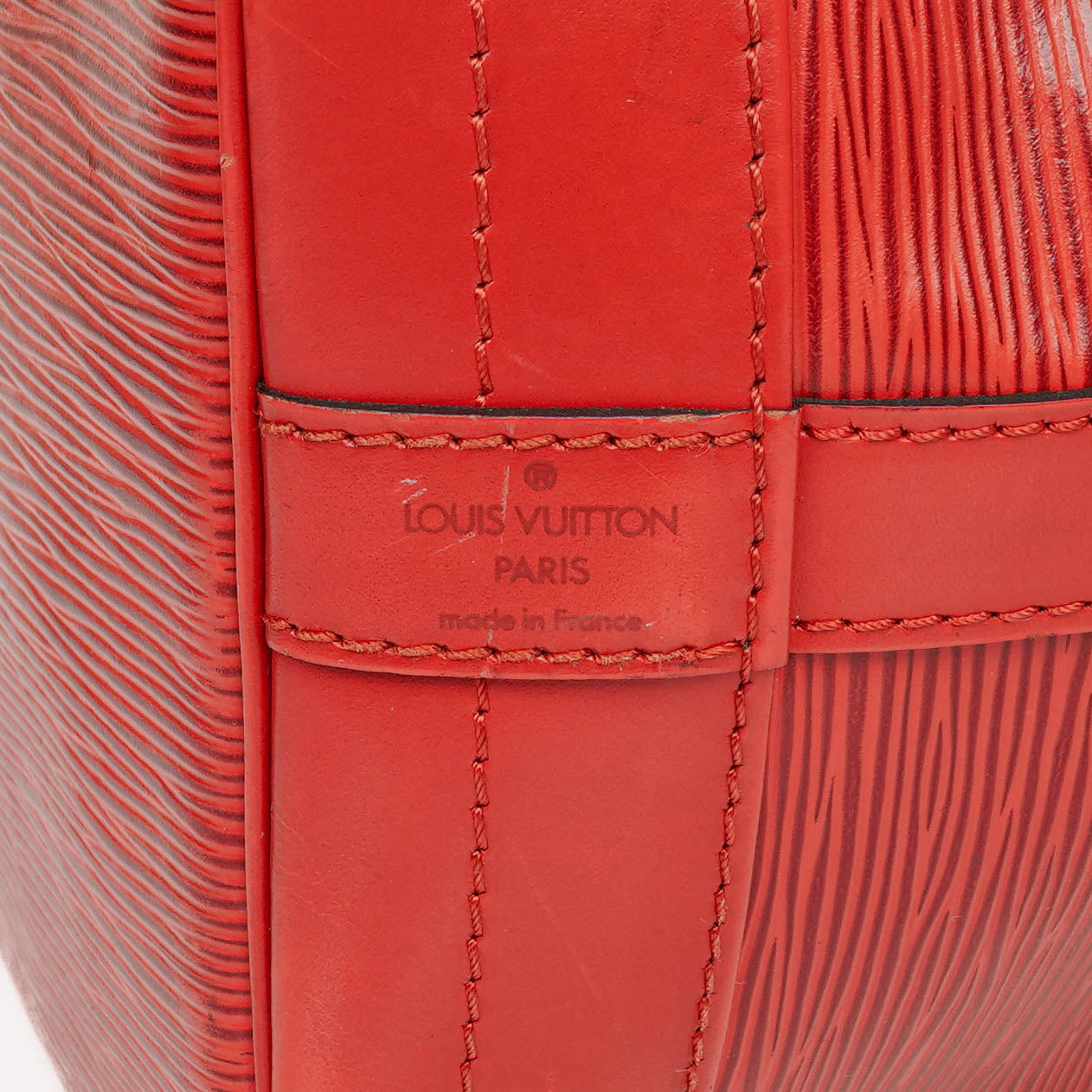 Louis Vuitton Noe Grande GM Red Epi Leather Shoulder Bag