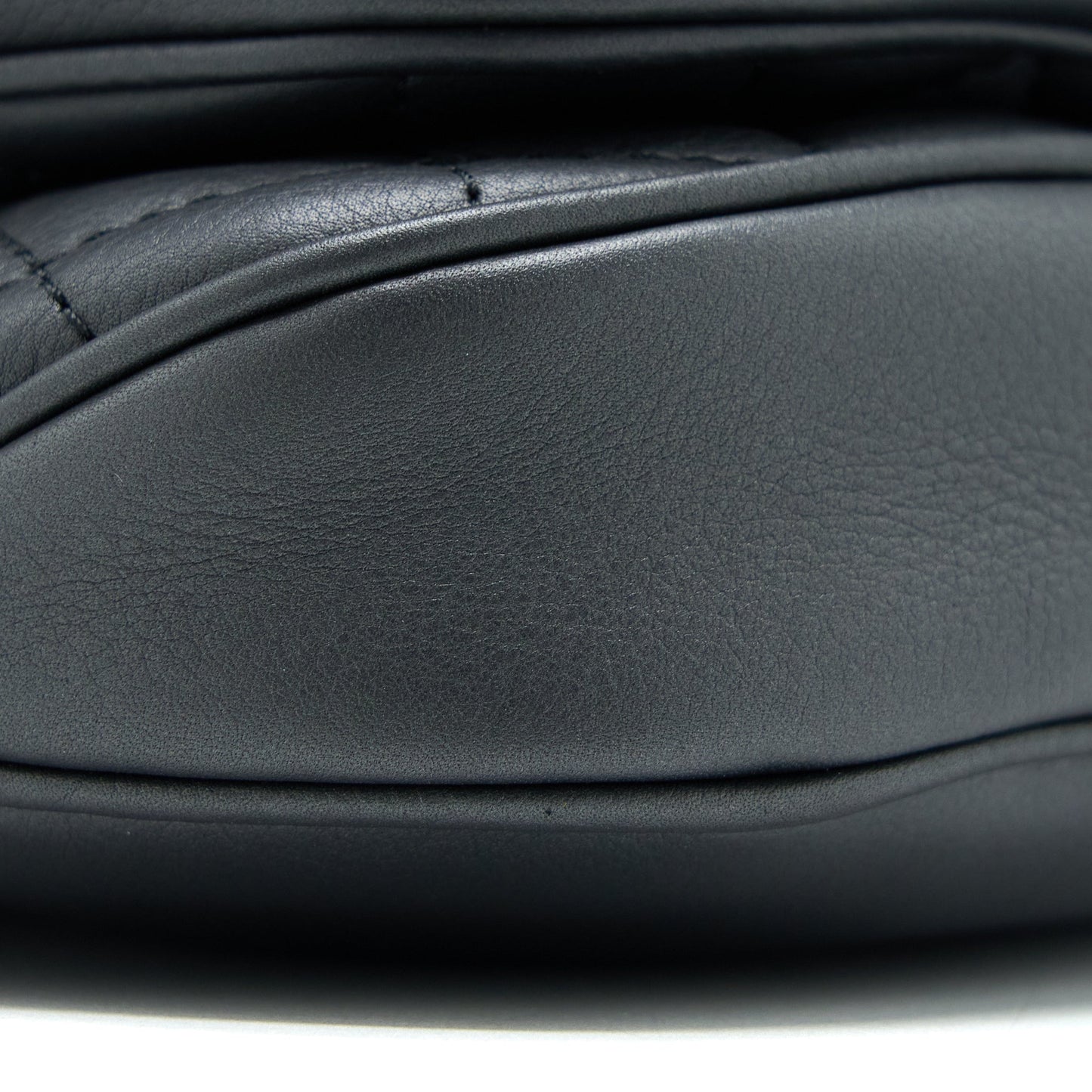 Chanel Quilted Waist Bag Calfskin Black L