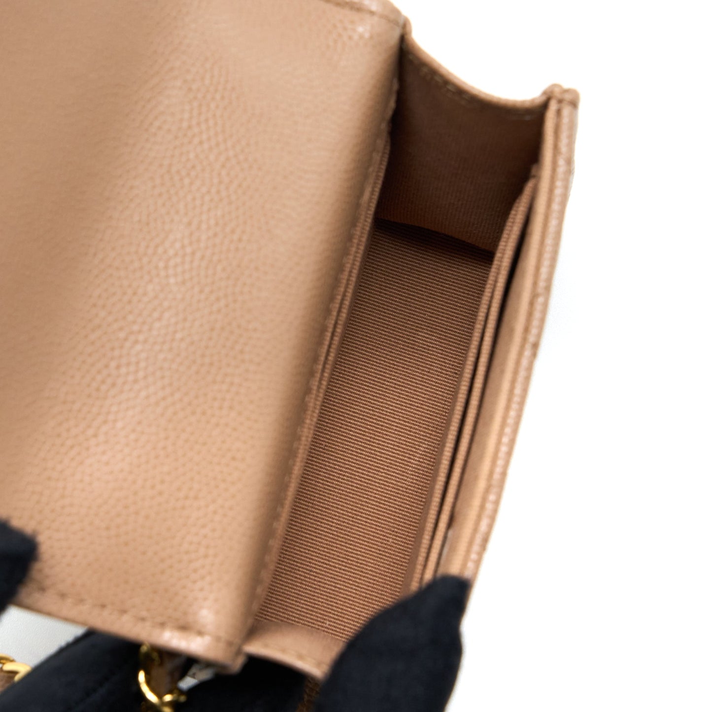 Chanel Mini Flap Bag Caviar Beige  (Microchip)