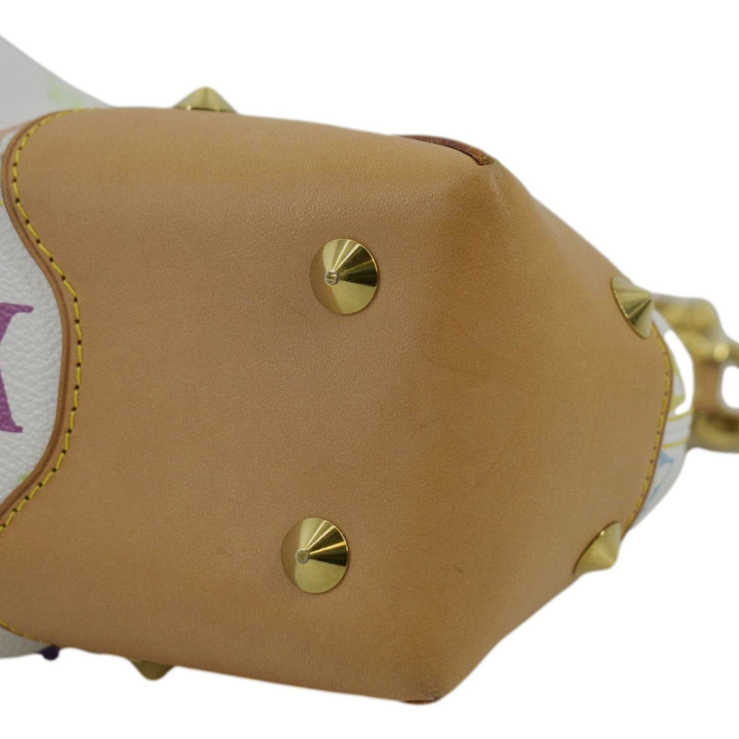 LOUIS VUITTON Judy GM Monogram Canvas Shoulder Bag White