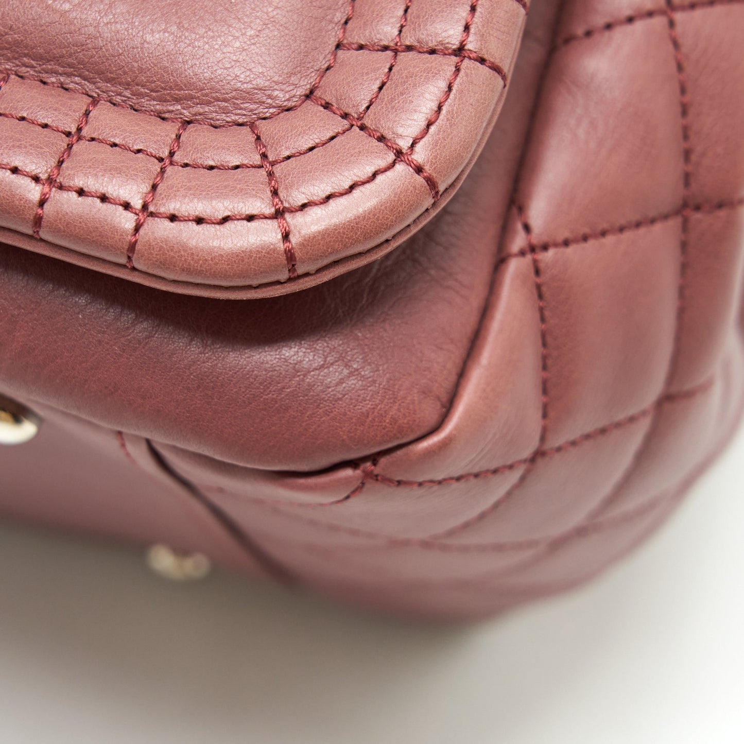 Chanel Flap Tote Bag Brown