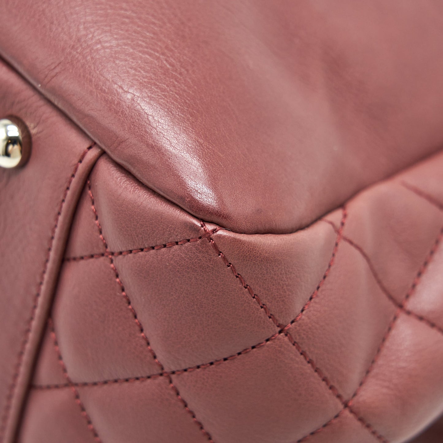 Chanel Flap Tote Bag Brown