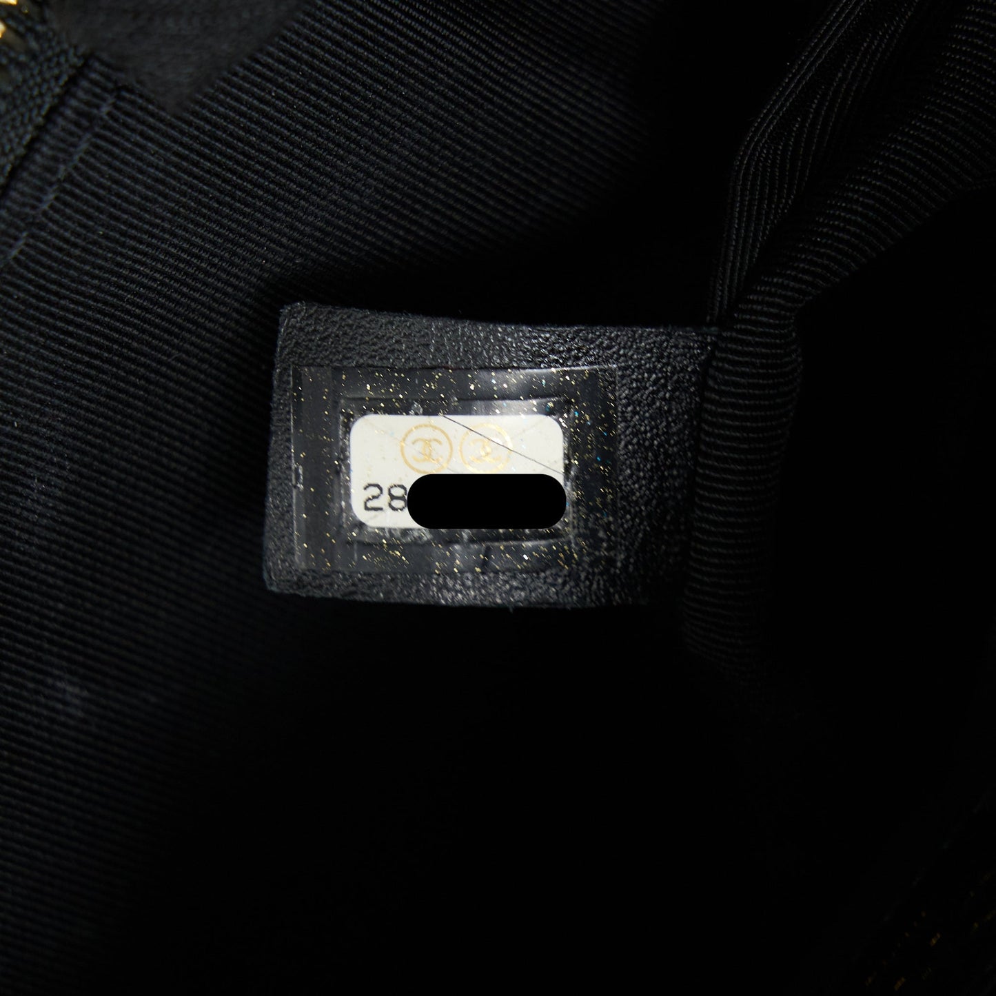 Chanel Quilted Waist Bag Calfskin Black L