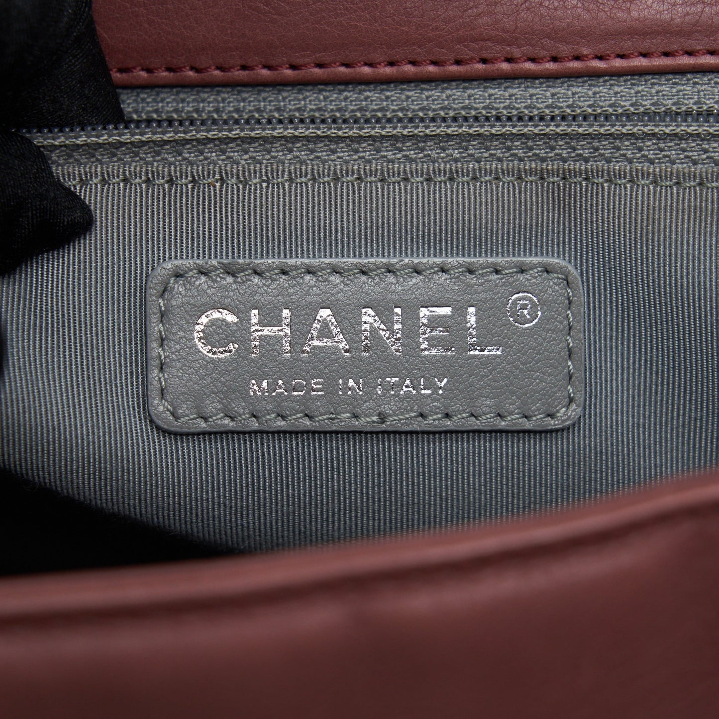 Chanel Flap Tote Bag Brown