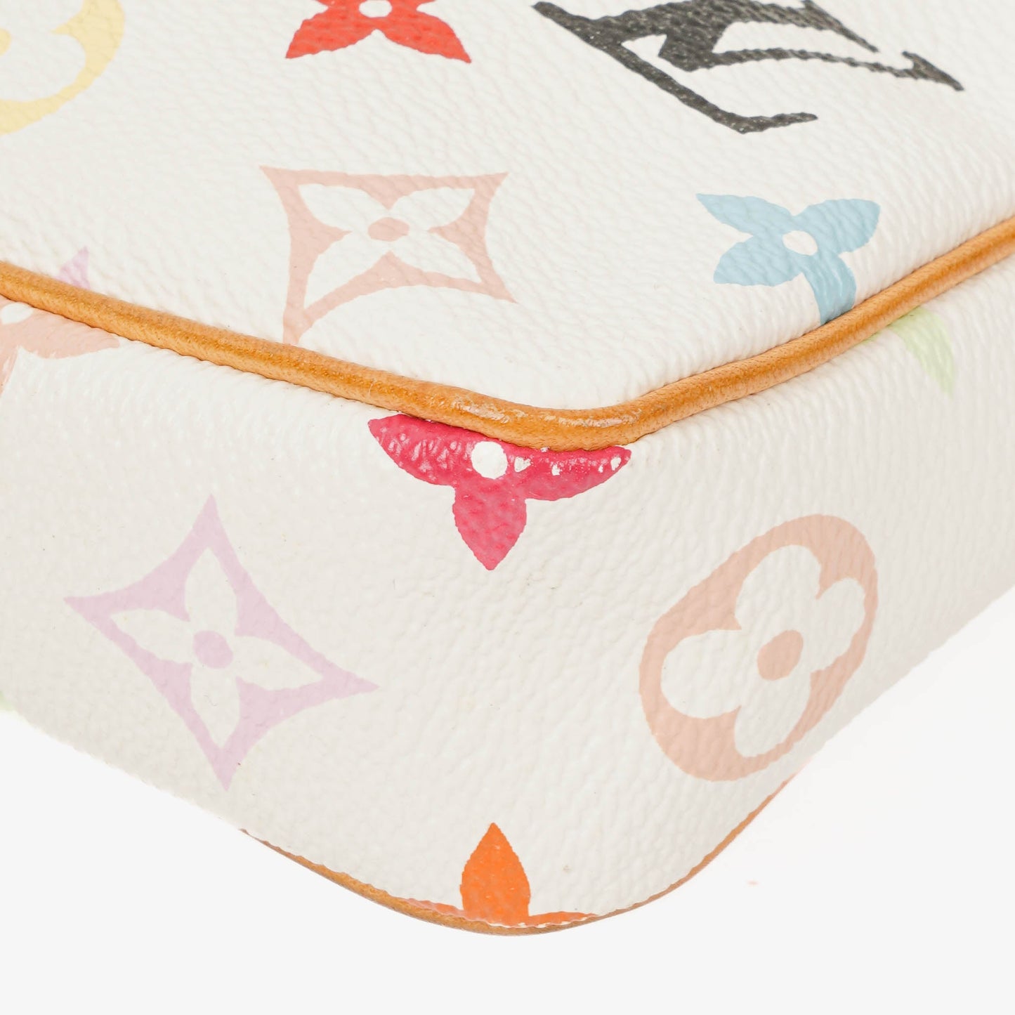 Louis Vuitton Takashi Murakami Pochette Accessoire Multicolor Clutch Handbag
