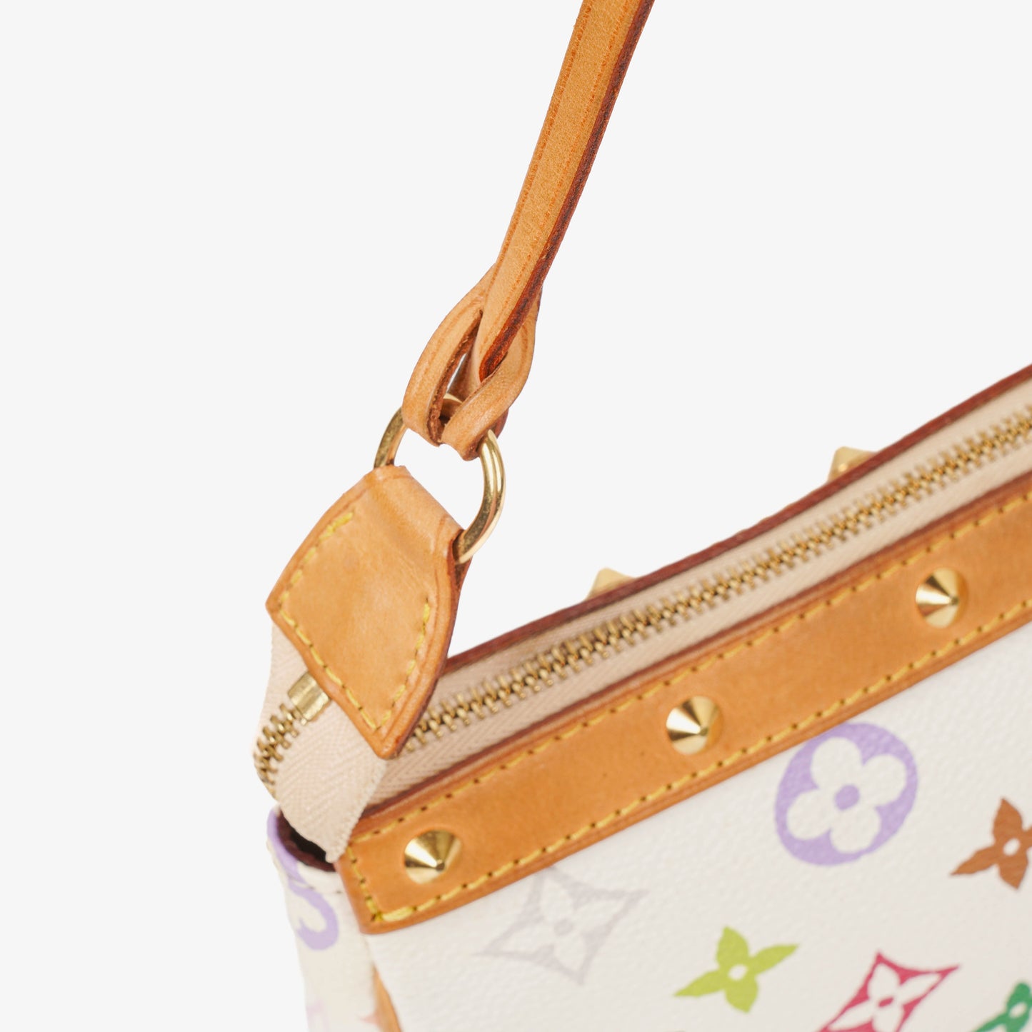 Louis Vuitton Takashi Murakami Pochette Accessoire Multicolor Clutch Handbag
