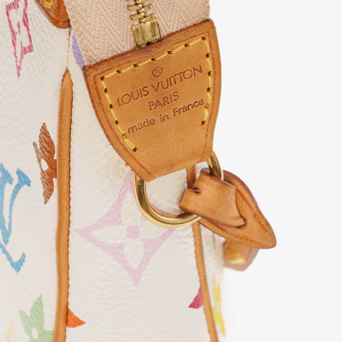 Louis Vuitton Takashi Murakami Pochette Accessoire Multicolor Clutch Handbag