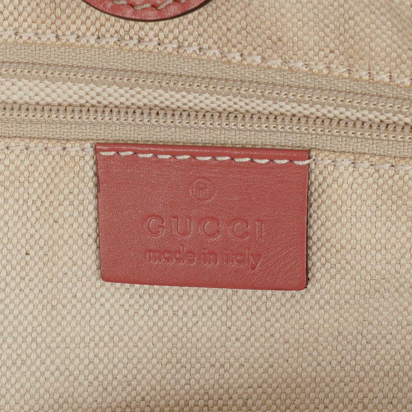Gucci Beige/Pink Diamante Canvas Sukey Shoulder Hobo Bag