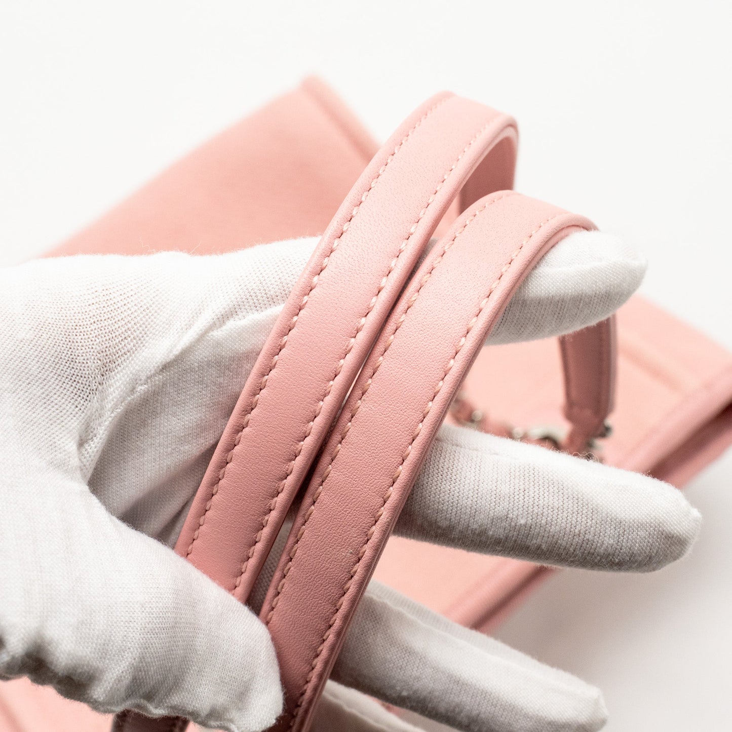 Chanel Deauville Pm Tote Bag Canvas Pink  (microchip)
