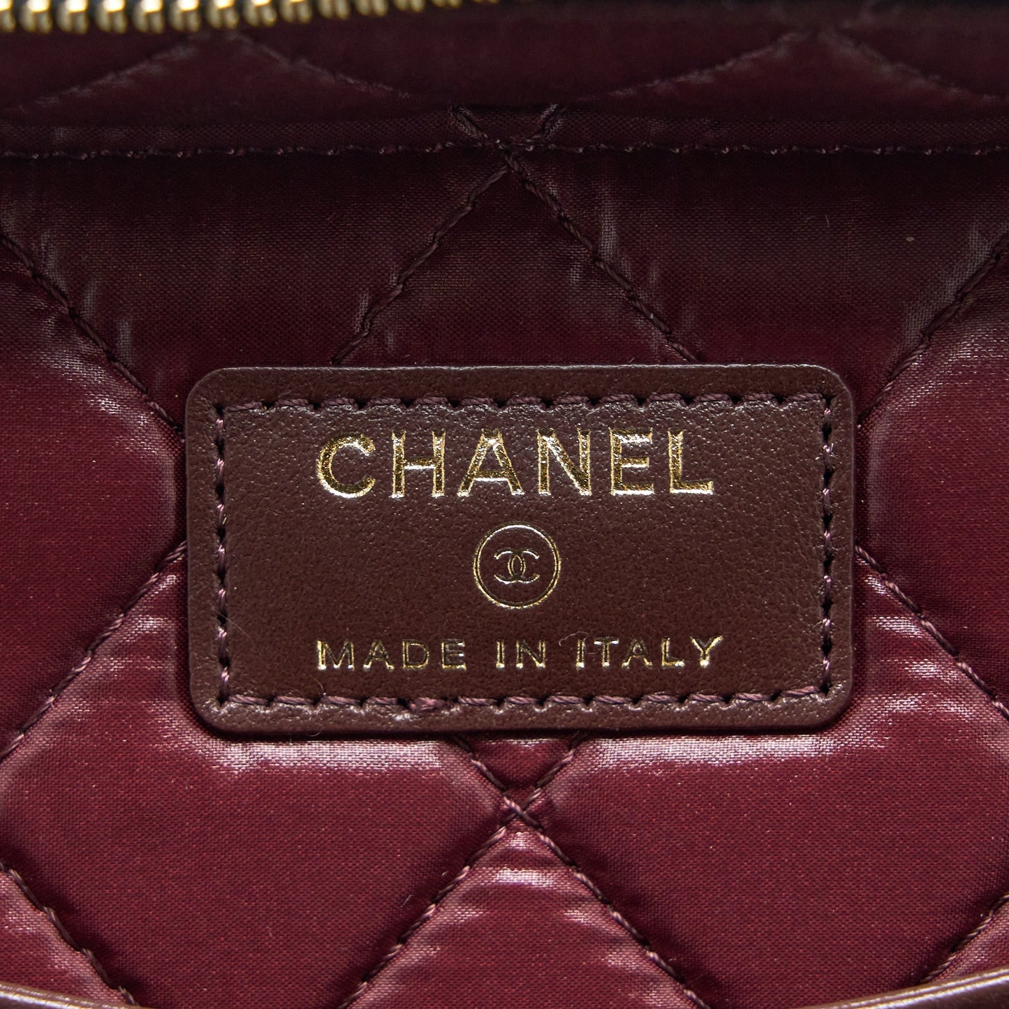 Chanel Top Handle Vanity Case Caviar Black L