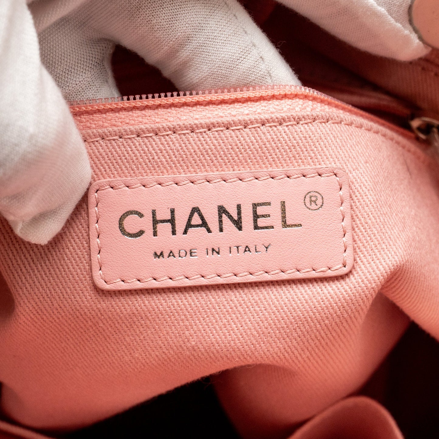 Chanel Deauville Pm Tote Bag Canvas Pink  (microchip)