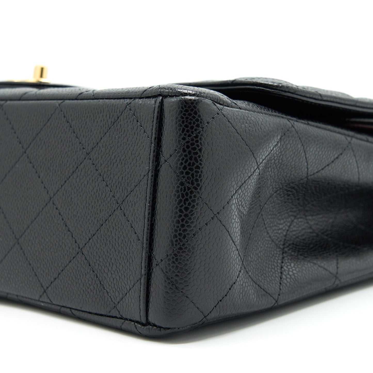 Chanel Maxi Classic Double Flap Caviar black  serial 20