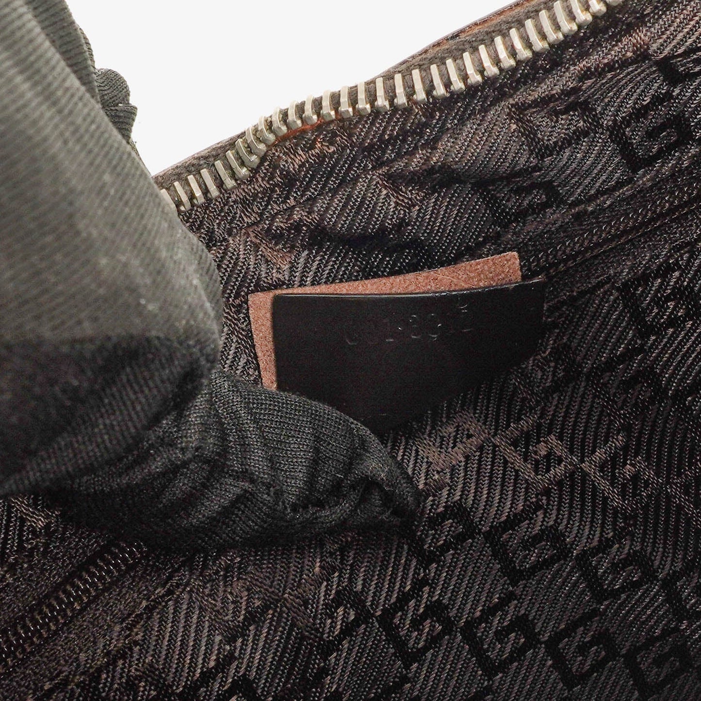 Gucci Brown Leather Shoulder Hobo Bag