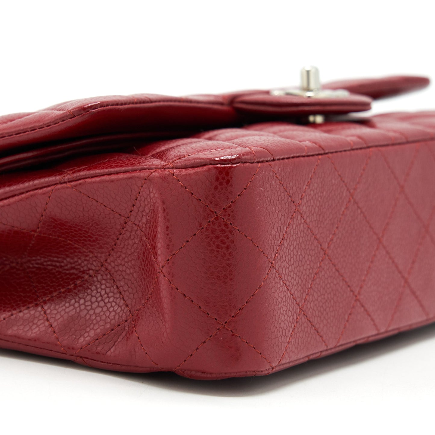 Chanel Medium Classic Double Flap Bag Caviar Red