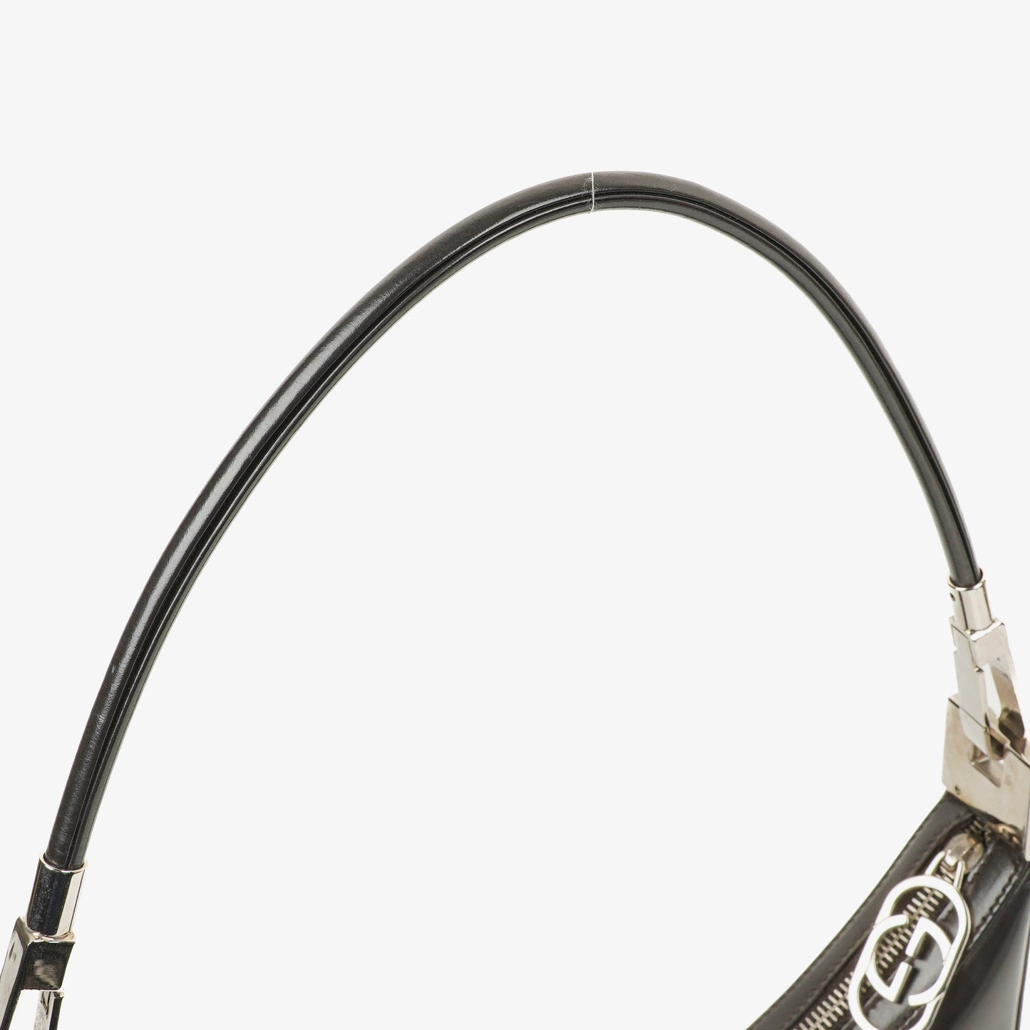 Gucci Brown Leather Shoulder Hobo Bag